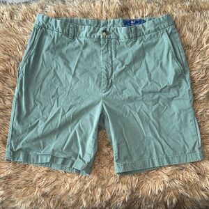 Southern Tide Sage Green Flat Front Shorts
